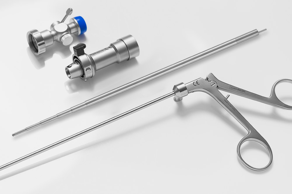 Nephroscope instruments and accessories